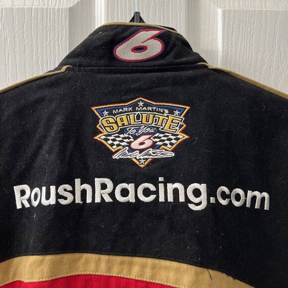 Vintage JH Design AAA Nascar Mark Martin Size 4XL Authentic Roush Racing Jacket - Picture 11 of 16